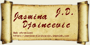 Jasmina Đoinčević vizit kartica